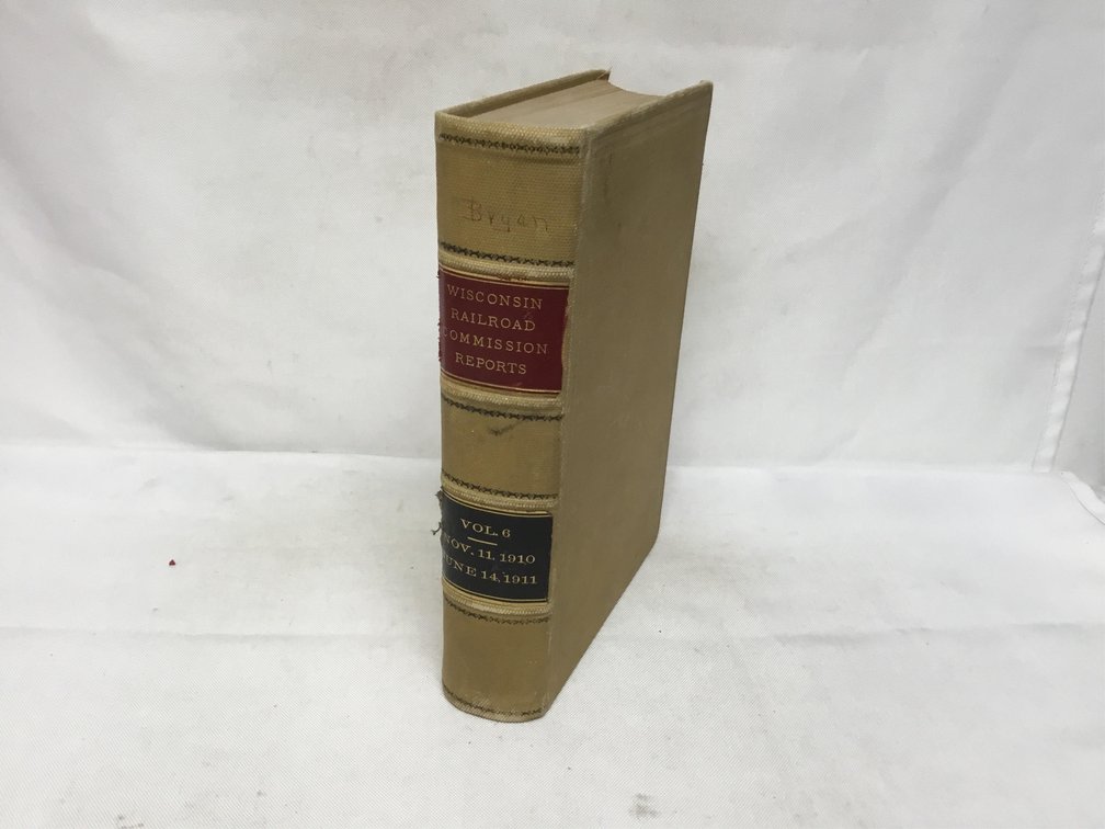 Opinions and Decisions of the Railroad Commission of the State of Wisconsin, Vol. 6
