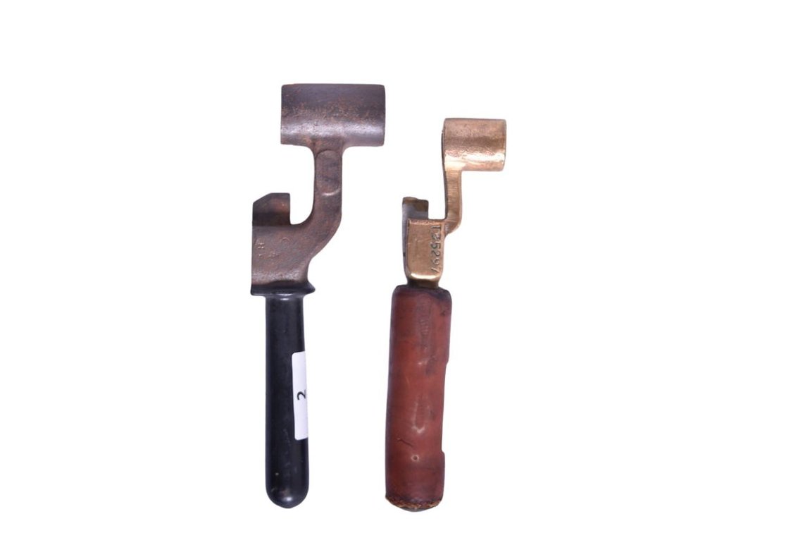 Pair Of Locomotive Brake Handles- Chesapeake & Ohio Railroad