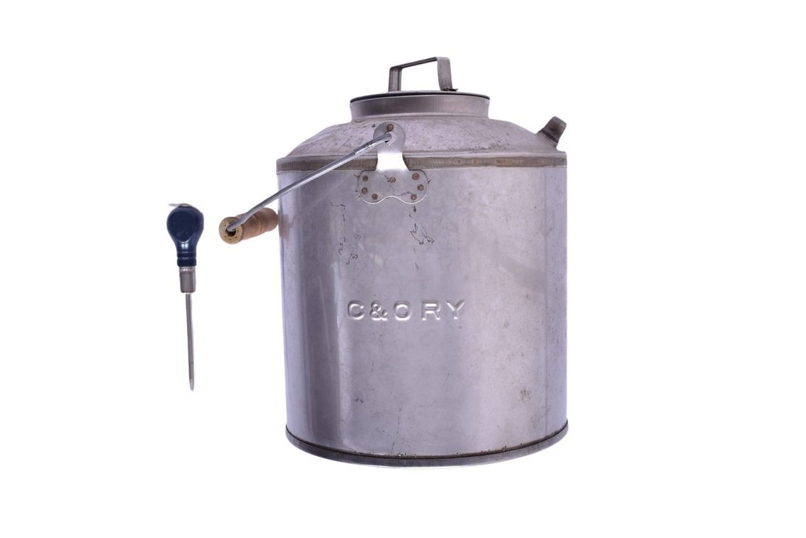 Stainless Steel Chesapeake & Ohio Railway Embossed Water Can
