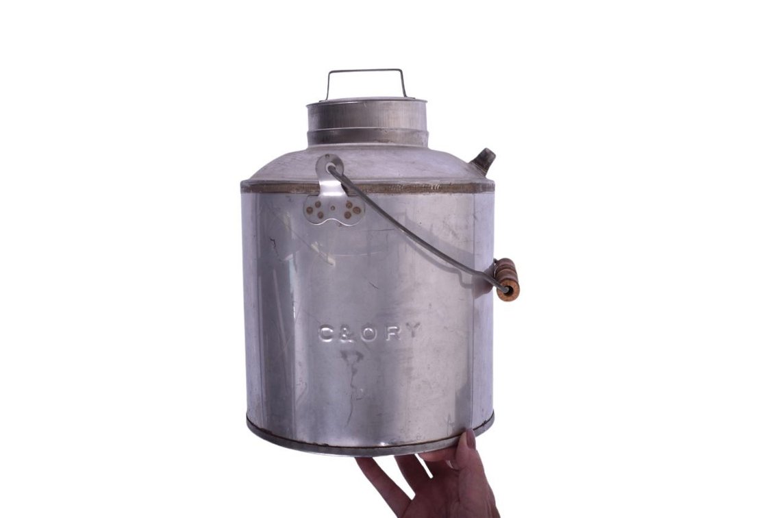 Stainless Steel Chesapeake & Ohio Railway Embossed Water Can