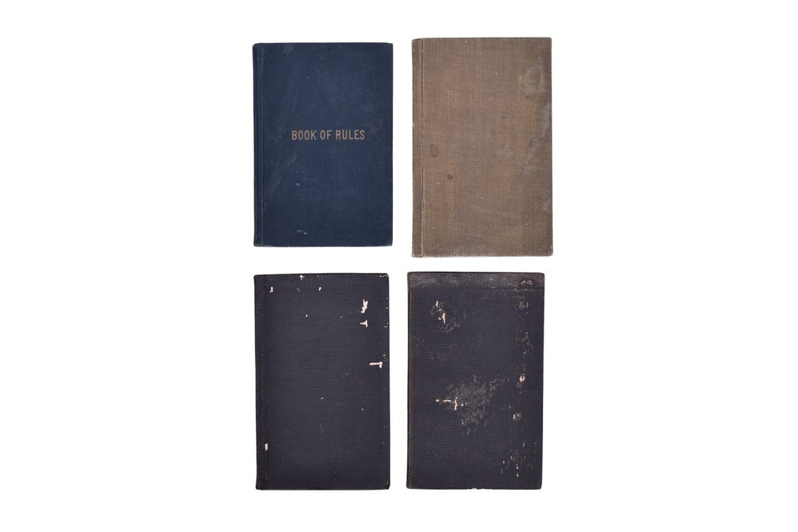 Group Of Four Rules Of The Pennsylvania Line West Of Pittsburgh Railroad Rule Books