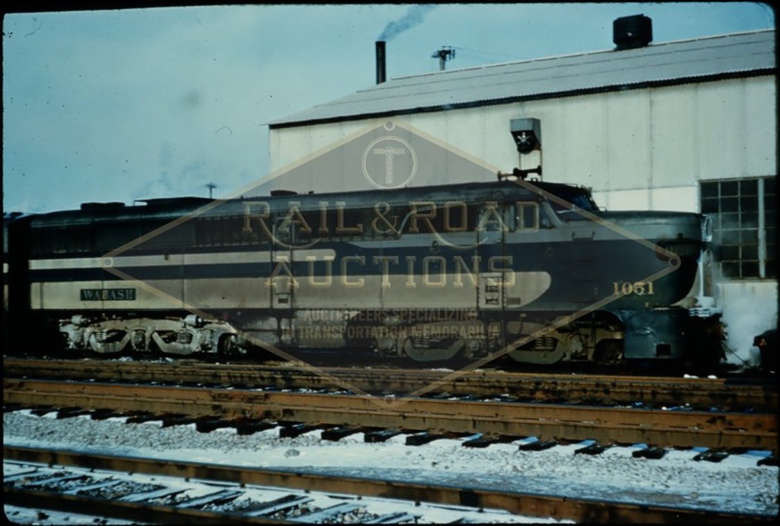 21 Slides - Wabash, Chicago Burlington and Quincy Steam