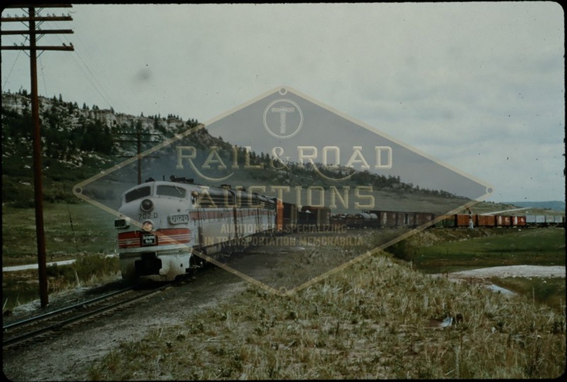 22 Slides - Chicago Burlington and Quincy, Colorado and Southern Steam