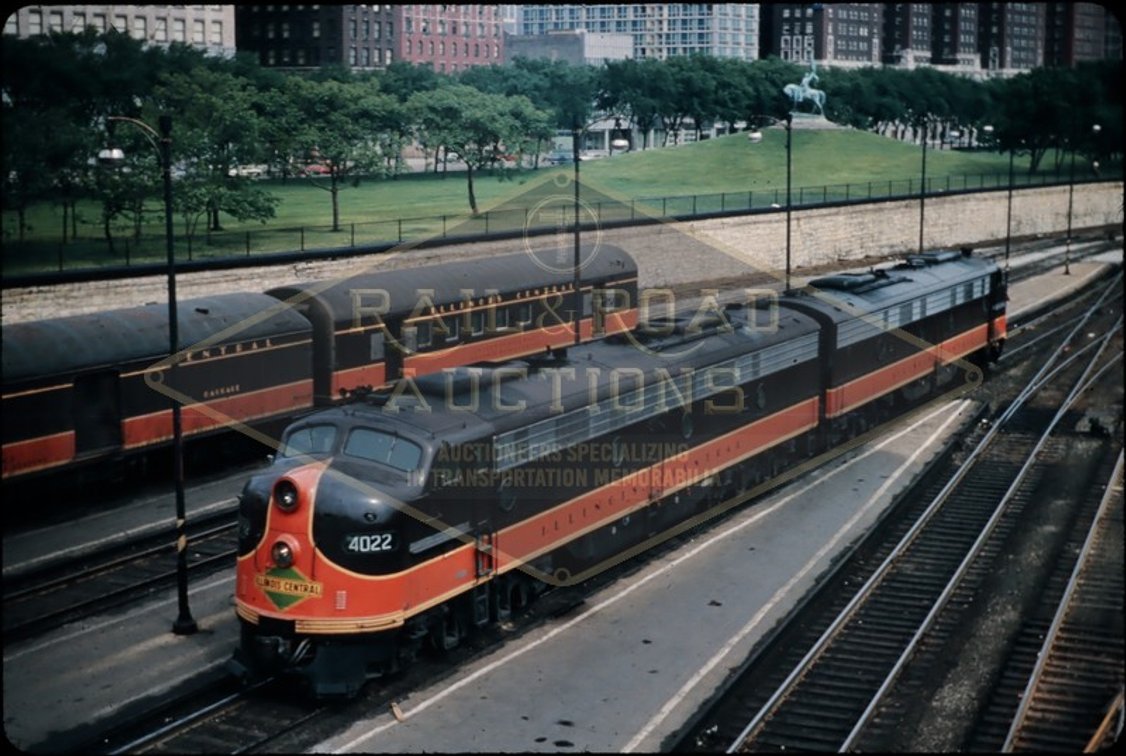 18 Slides - Illinois Central Steam