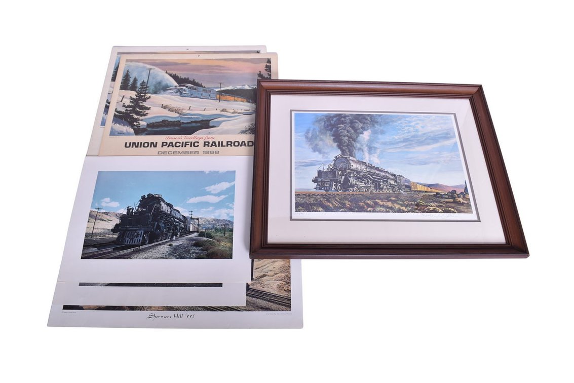 Six Union Pacific Wall Art Prints and Calendars - Theodore Xaras Art Print