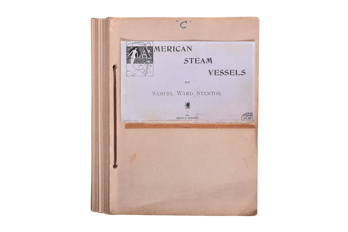 Print Arrangement Copy? of 1895 American Steam Vessels By Samuel Ward Stanton