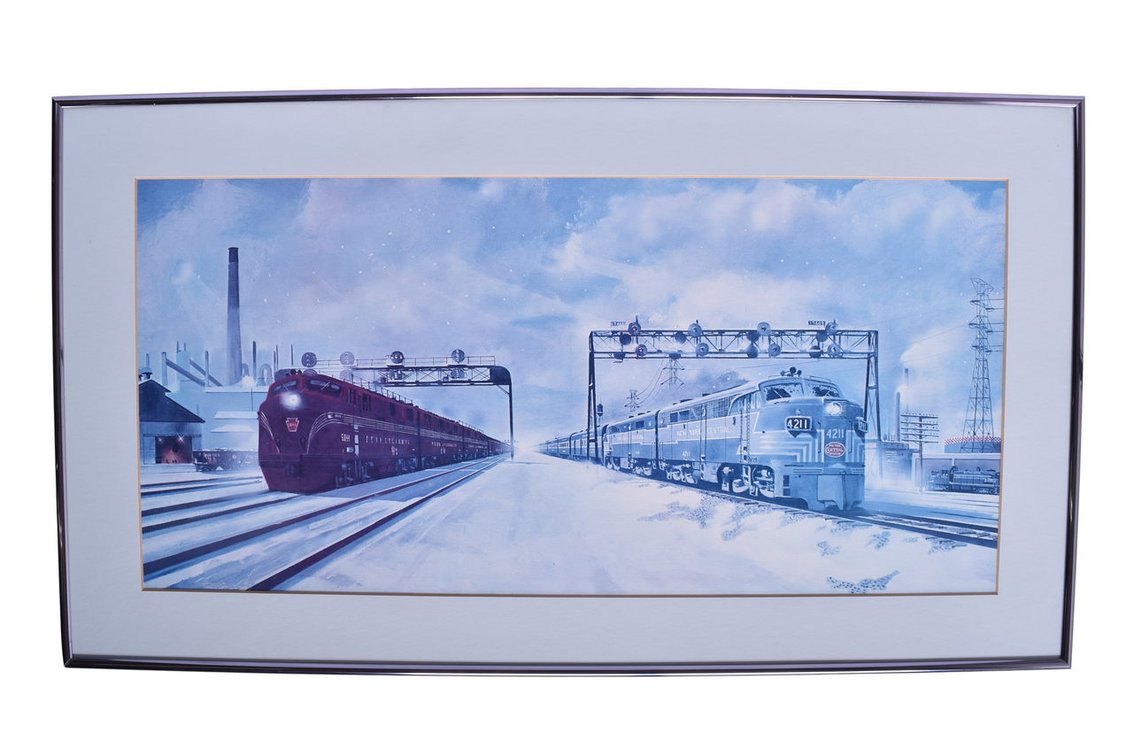 Roger West New York Central and Pennsylvania Railroad Art Print
