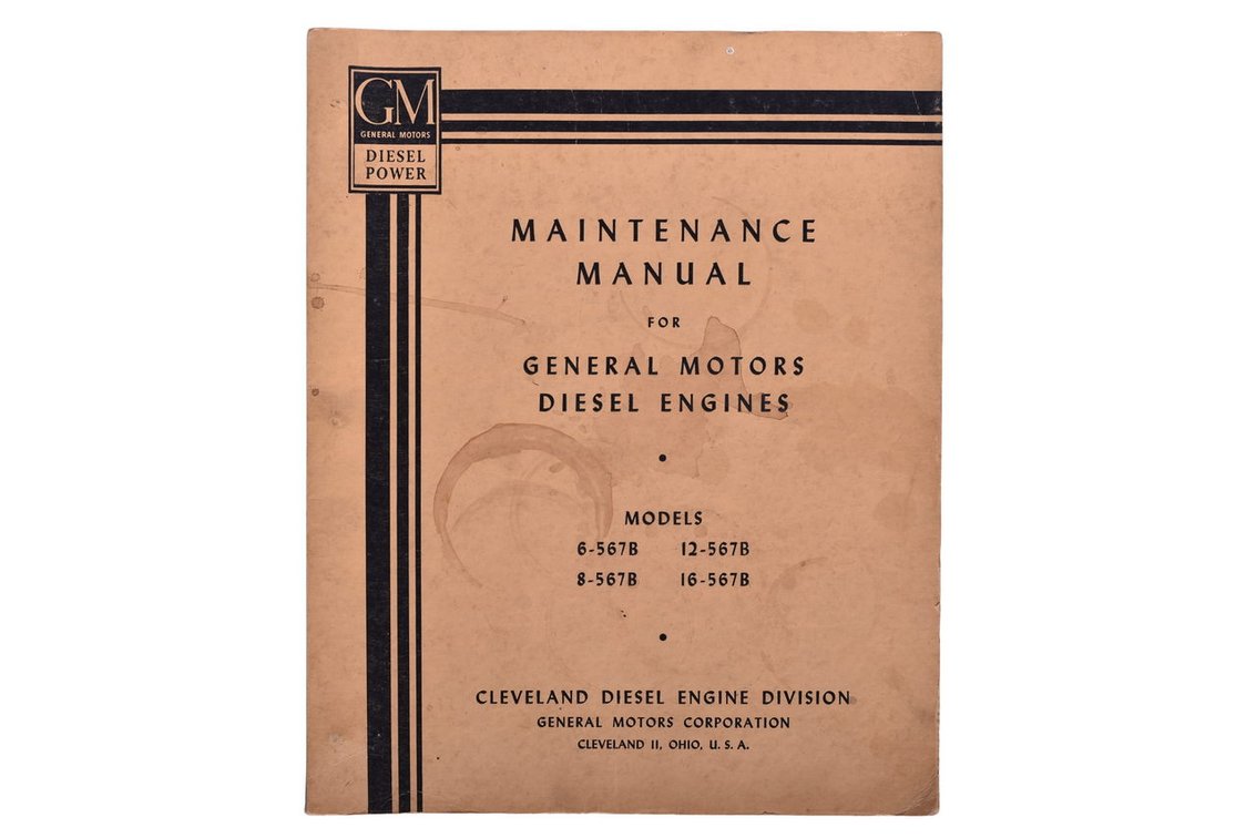 Maintenance Manual For General Motors Diesel Engines 567B