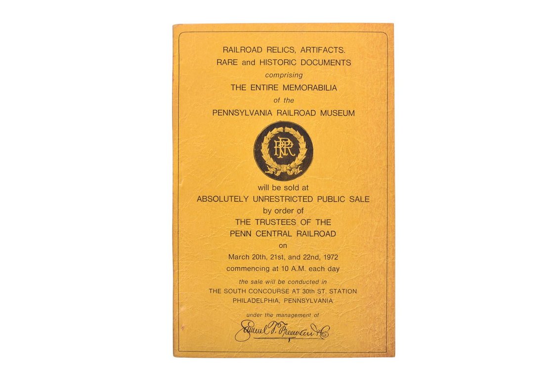 1972 Railroad Relics And Artifacts Book From The Pennsylvania Railroad Museum