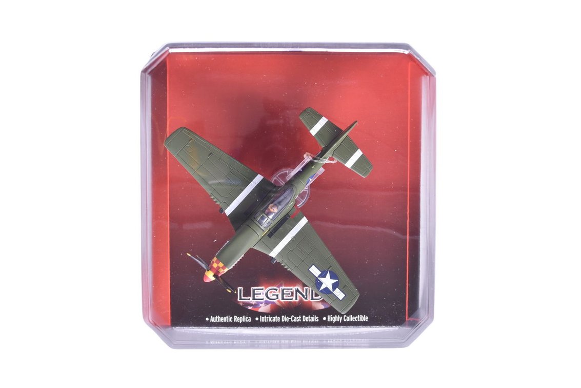 Corgi 1:72 P51D Mustang Kit Carson Die Cast Military Plane - NIB