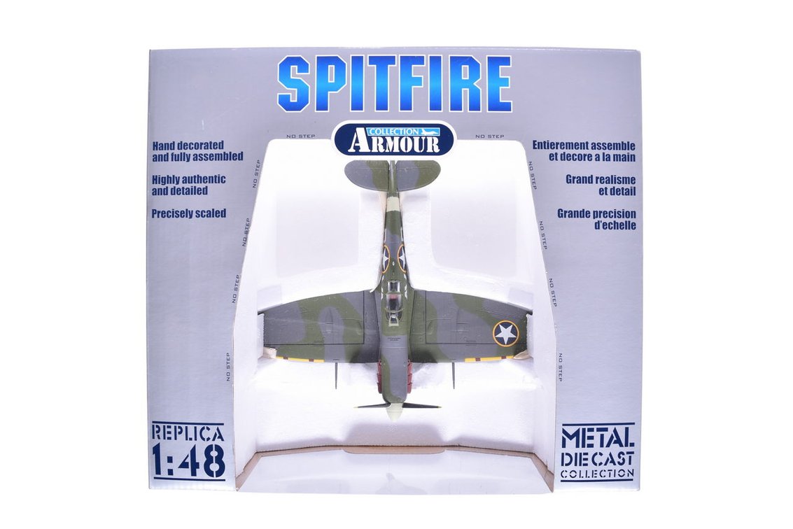 Armour Collection 1:48 UK WWII Spitfire MK V Die Cast Military Plane - NIB