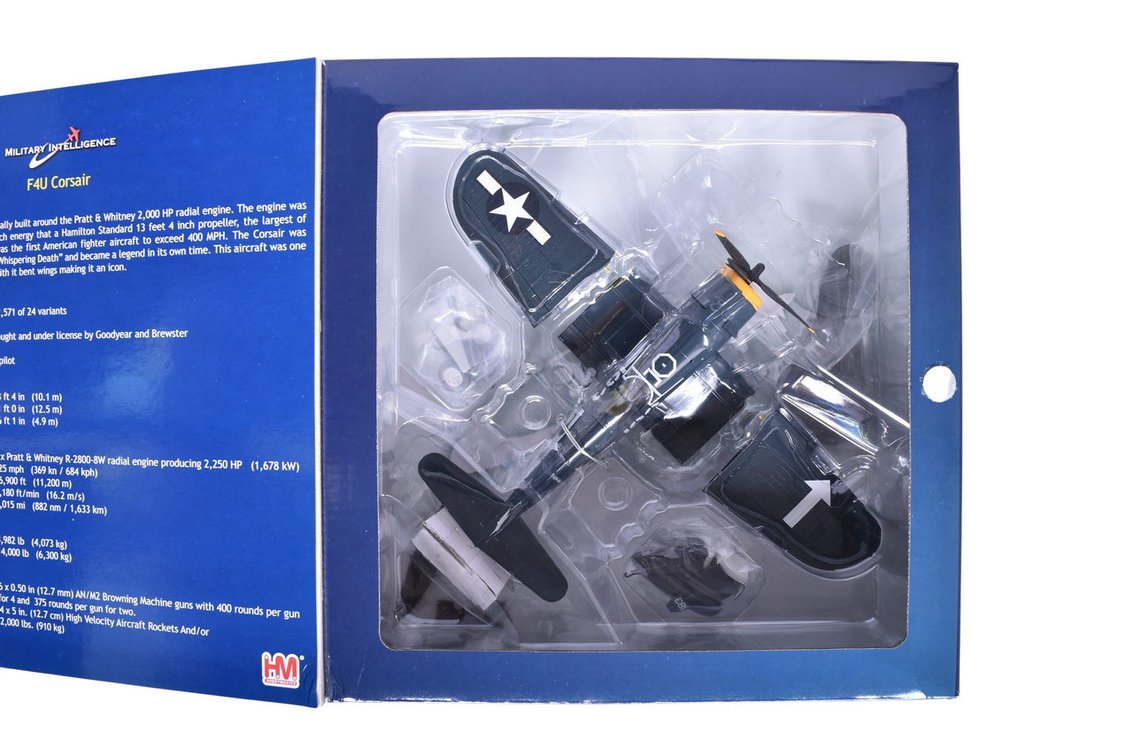 Hobby Master 1:48 WWII F4U Corsair Die Cast Military Plane - NIB