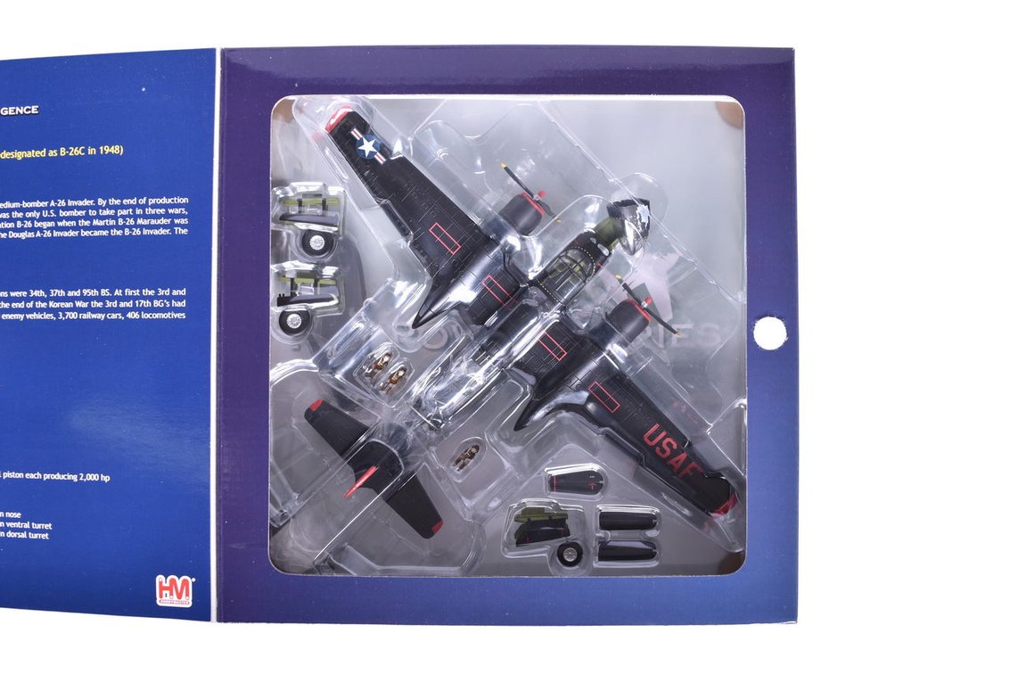 Hobby Master 1:72 WWII A-26C Invader Die Cast Military Plane - NIB