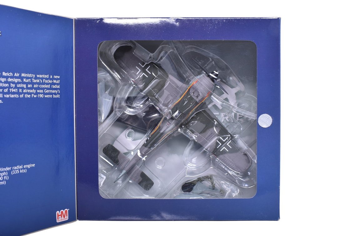 Hobby Master 1:48 FW-190 Die Cast WWII Military Plane - NIB