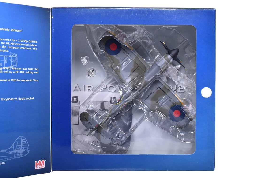 Hobby Master 1:48 Spitfire MK.XIVe Die Cast WWII Military Plane - Limited Edition NIB