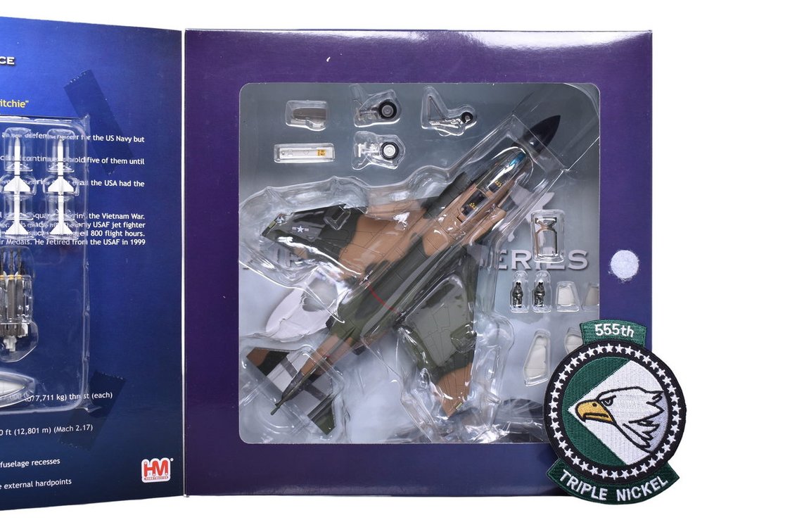 Hobby Master 1:72 McDonnell Douglas F-4D Phantom II Die Cast "Steve Ritchie" Military Plane