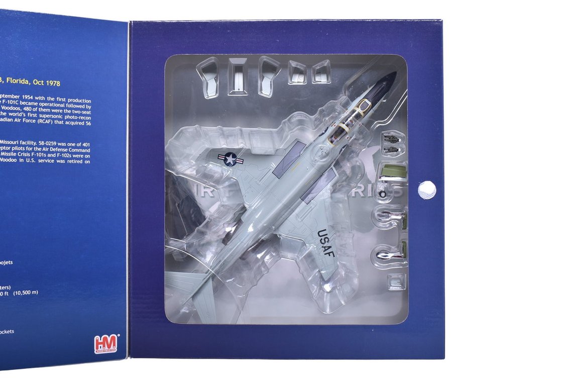 Hobby Master 1:72 McDonnell F-101B Voodoo Die Cast U.S. Air Force Military Plane