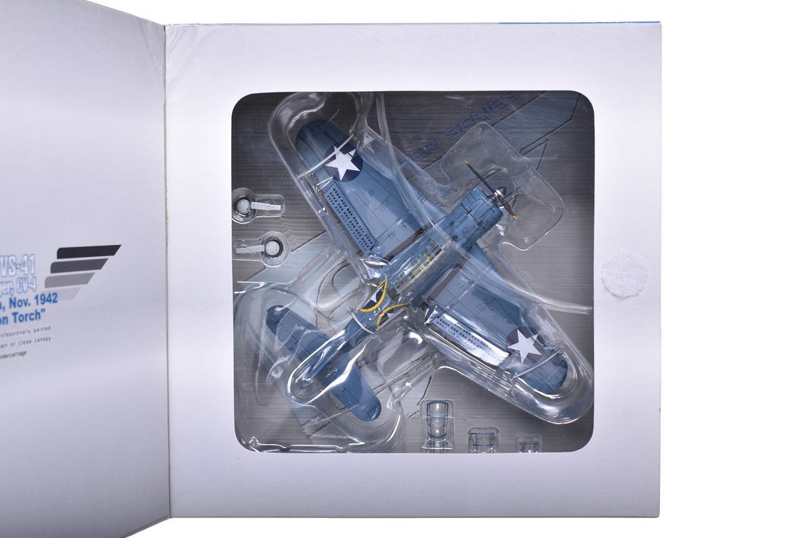 Hobby Master 1:72 SBD-3 VS-41 USS Ranger "Operation Torch" Die Cast Military Plane