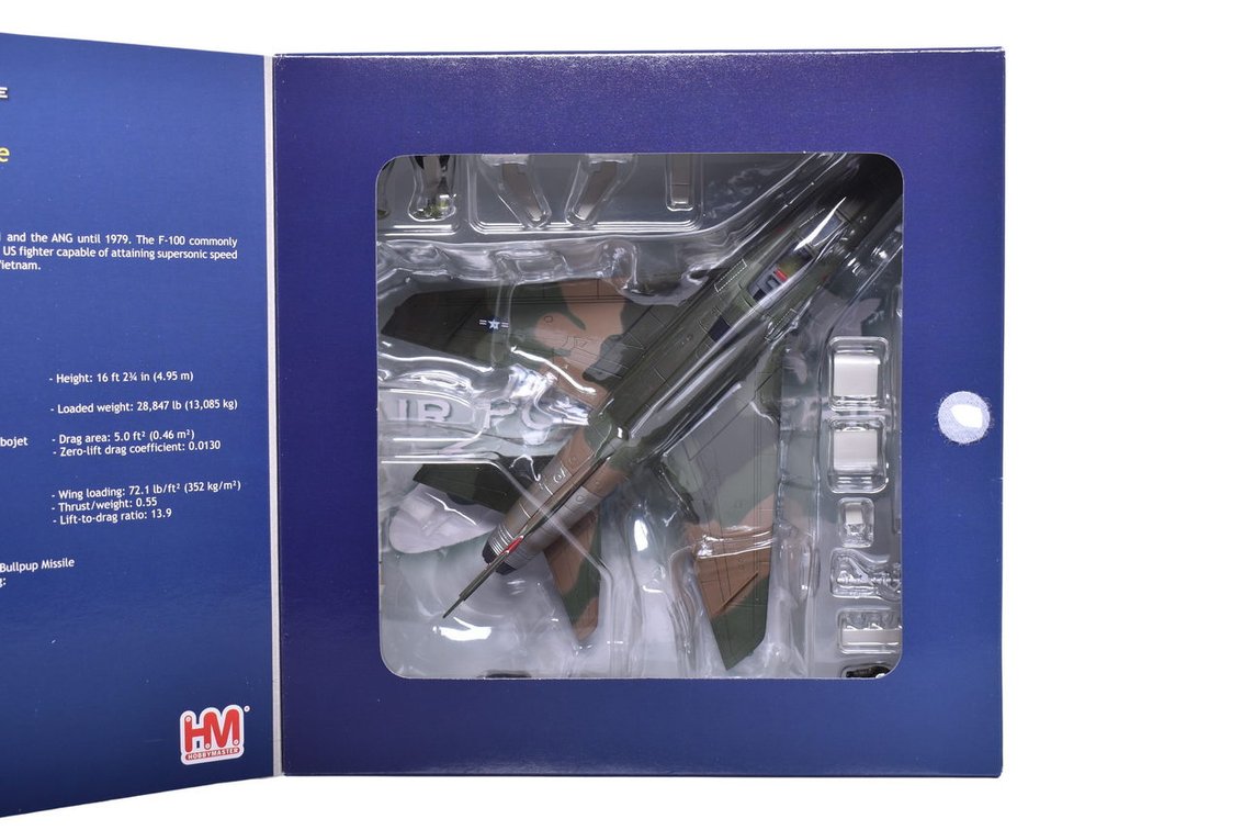 Hobby Master 1:72 F-100D Super Sabre Die Cast Air National Guard Military Plane
