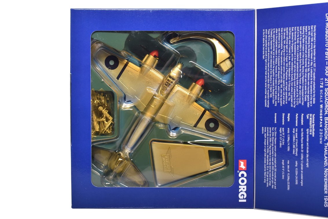 Corgi 1:72 WWII DH Mosquito FBVI Diecast Plane