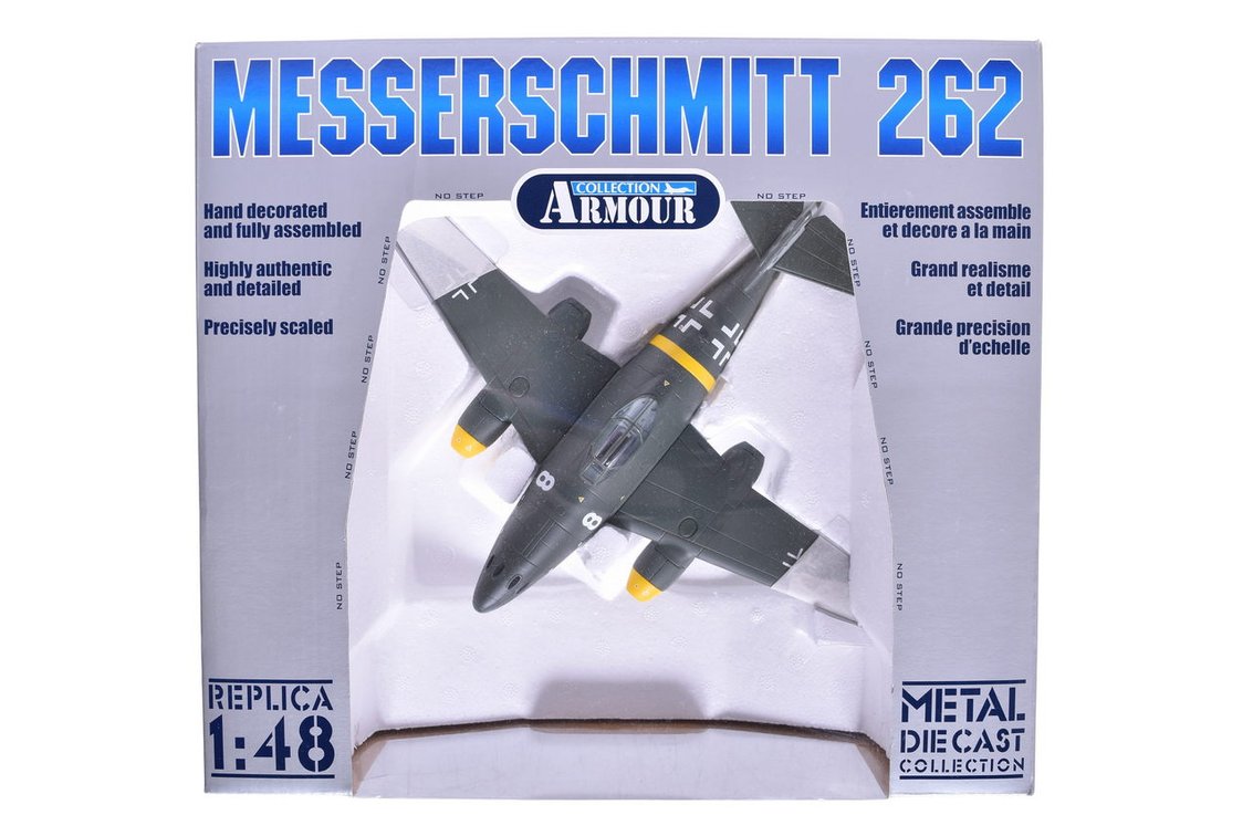 Armour Collection / Franklin Mint 1:48 Messerschmitt 262 WWII Aces Diecast Plane