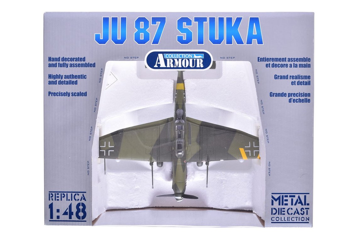 Franklin Mint / Armour Collection B11B265 JU-87D Stuka Dora Luftwaffe “Tank Buster” Diecast Plane