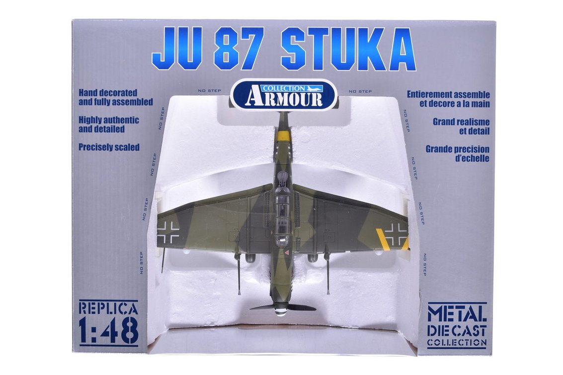 Armour Collection / Franklin Mint 1:48 Luftwaffe JU 87 Stuka Dora Diecast Plane