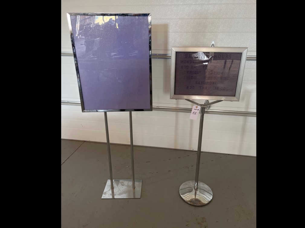Metal Sign stands