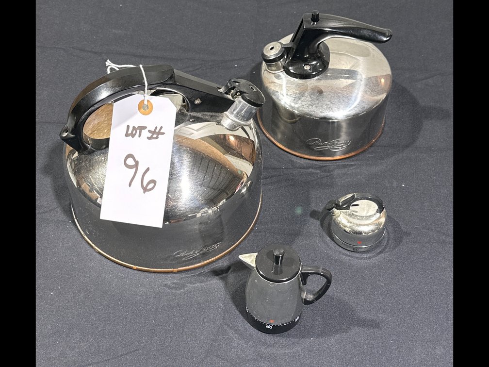 REVEREWARE Tea Kettles & 2 Timers