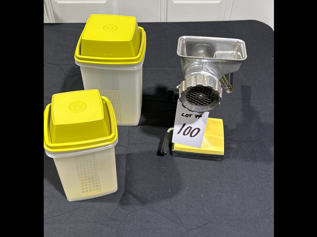 Rival Hand Grinder Tupperware 