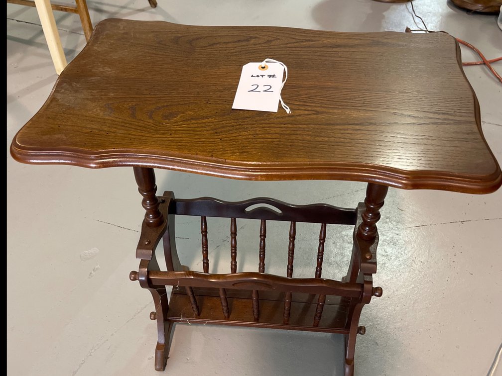 Magazine Rack Table