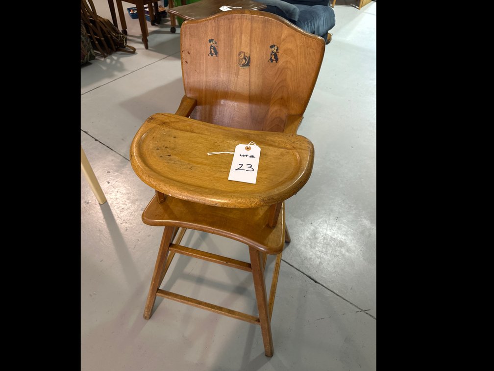 Vintage Wooden Highchair