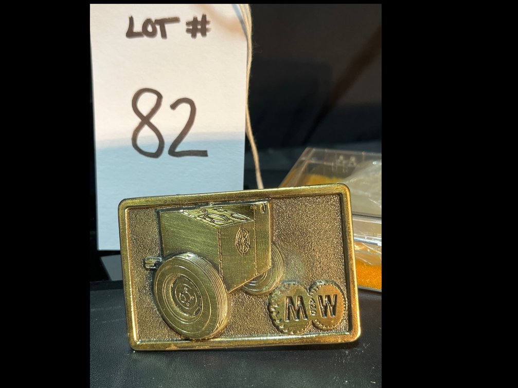 M & W Belt Buckle -limited Ed. 1986