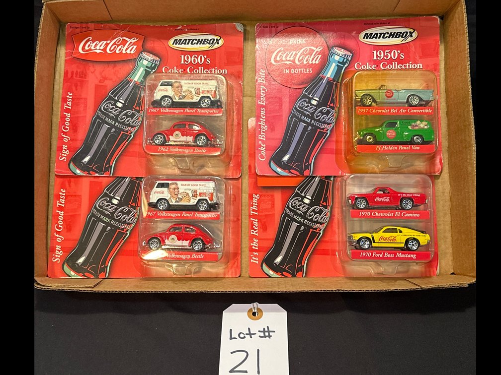 Coca-Cola 1950’s-1970’s  Collectible Cars 