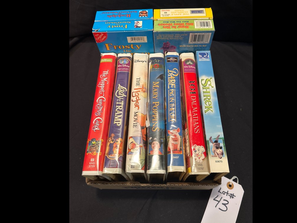 Disney VHS tapes and other misc children’s tapes 