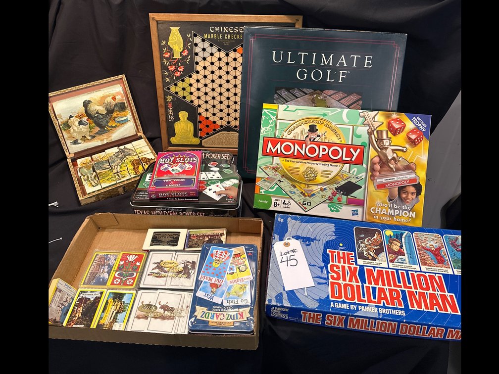 Assorted Games & Cards 