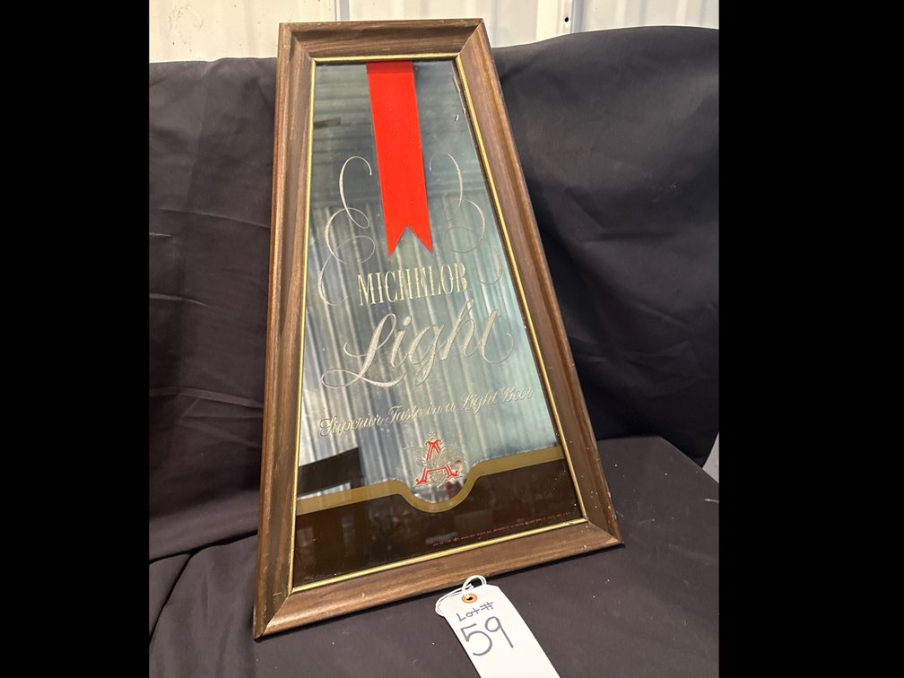 Vintage Michelob Light Mirror 