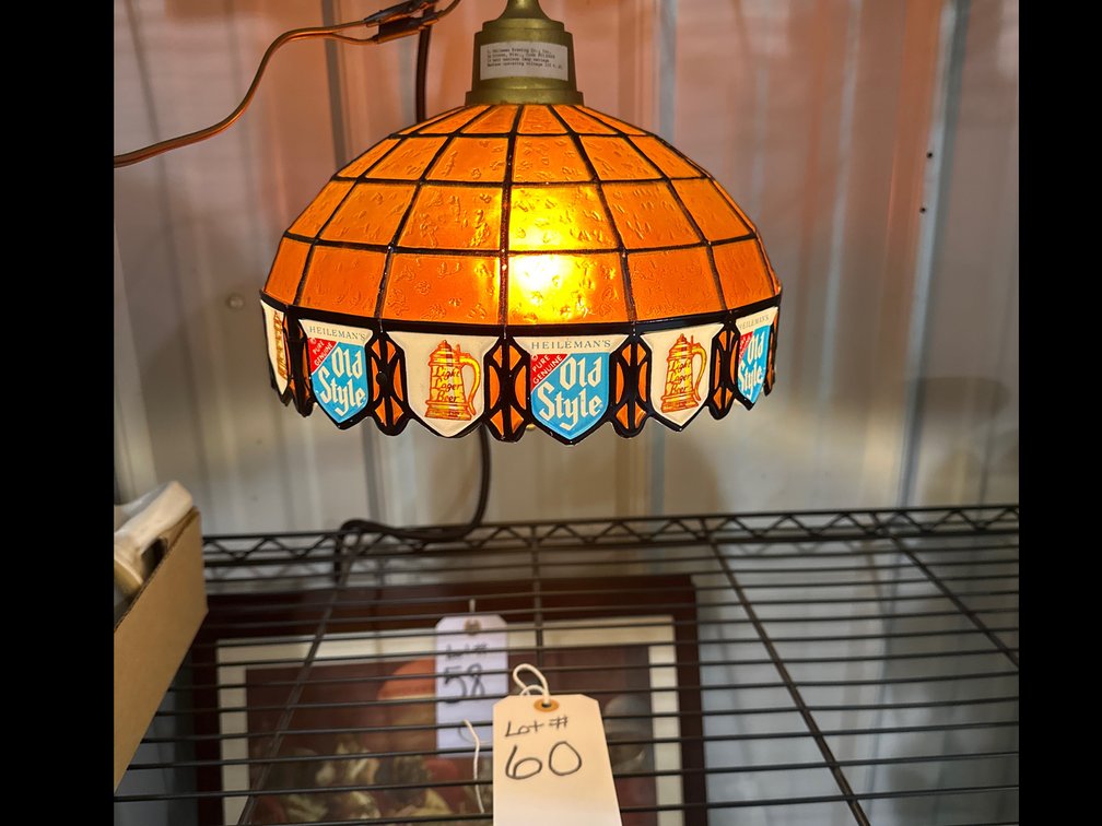 Heileman's Old Style Beer Hanging Lamp 