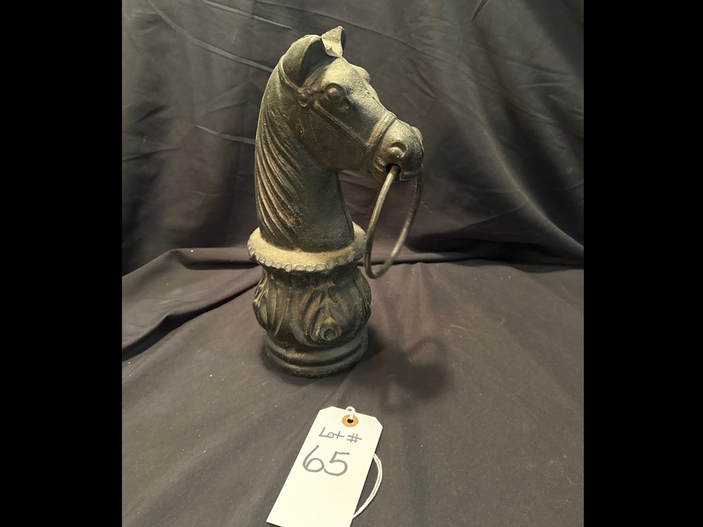 Cast Iron Hitching Post Horse 