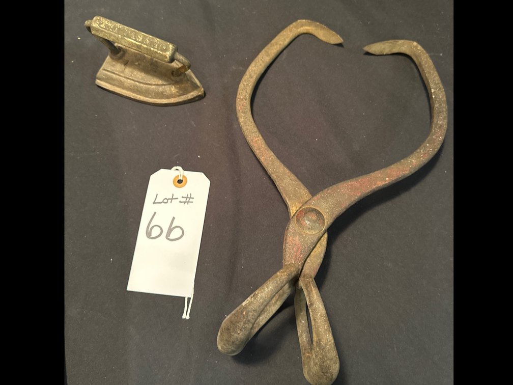 Ice Tongs and Iron