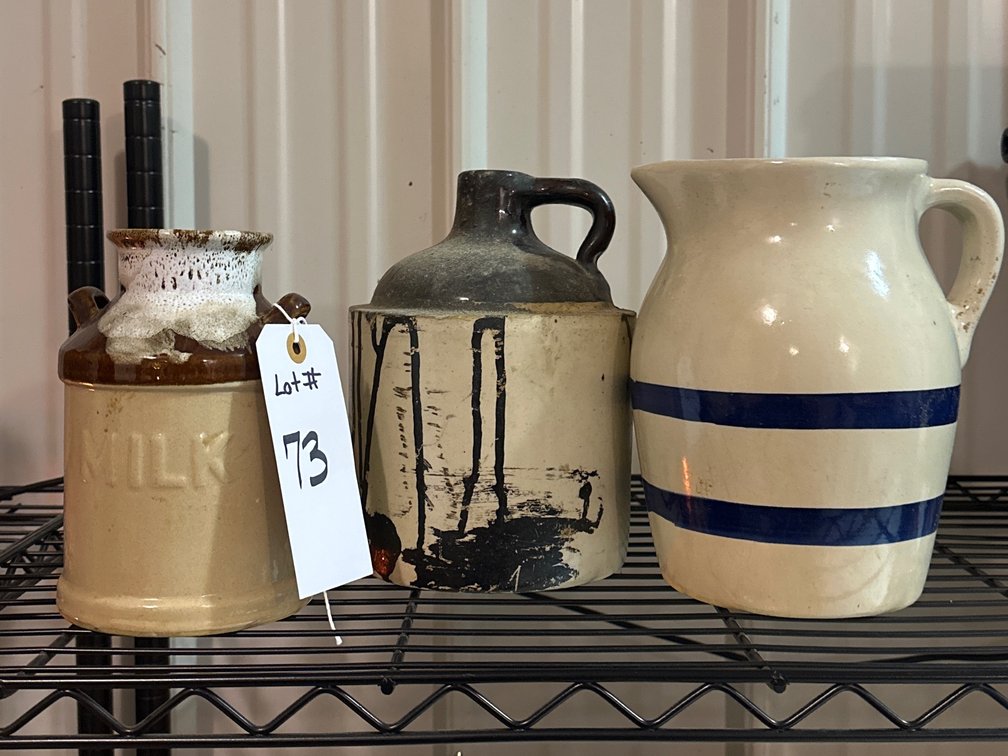 Pitcher, Jug and Milk Crocks