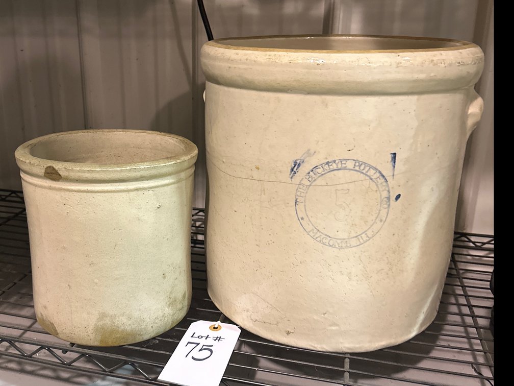 5 Gallon & 2 Gallon crock 