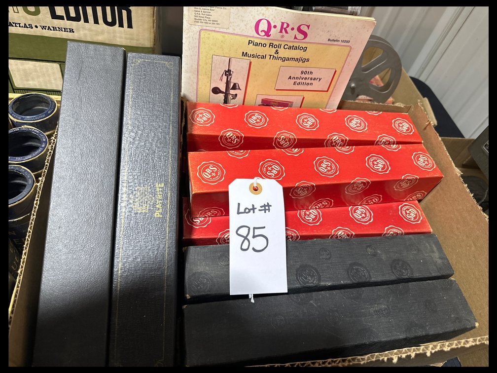 16 Player Piano Rolls and Catalog