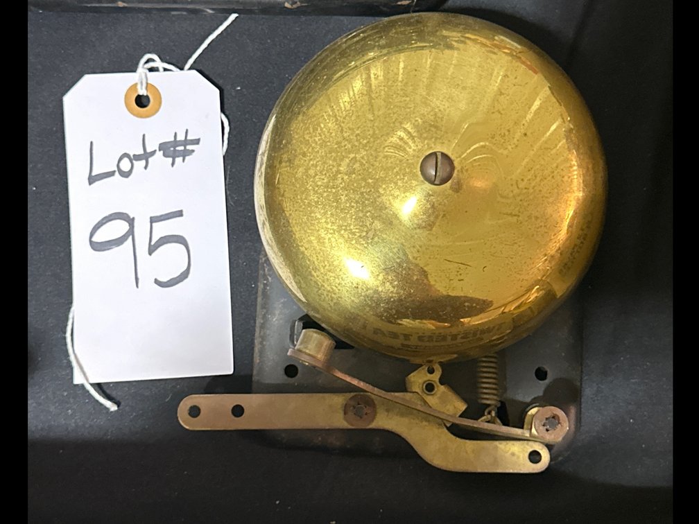 Antique Brass Boxing Bell 