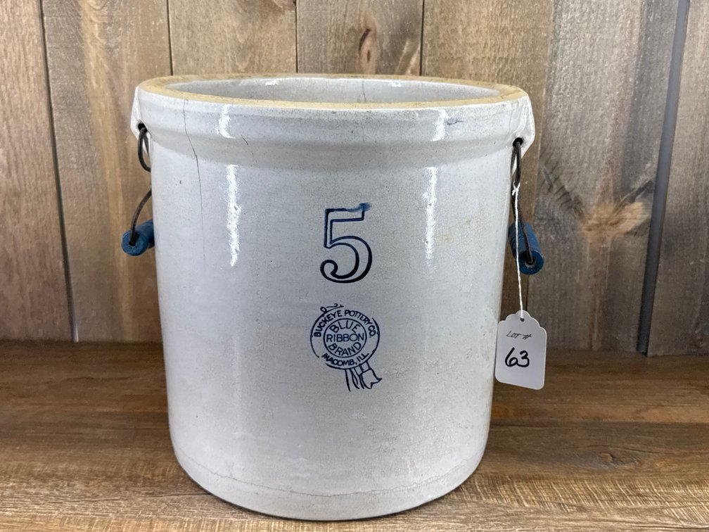5 Gal. Blue Ribbon Crock
