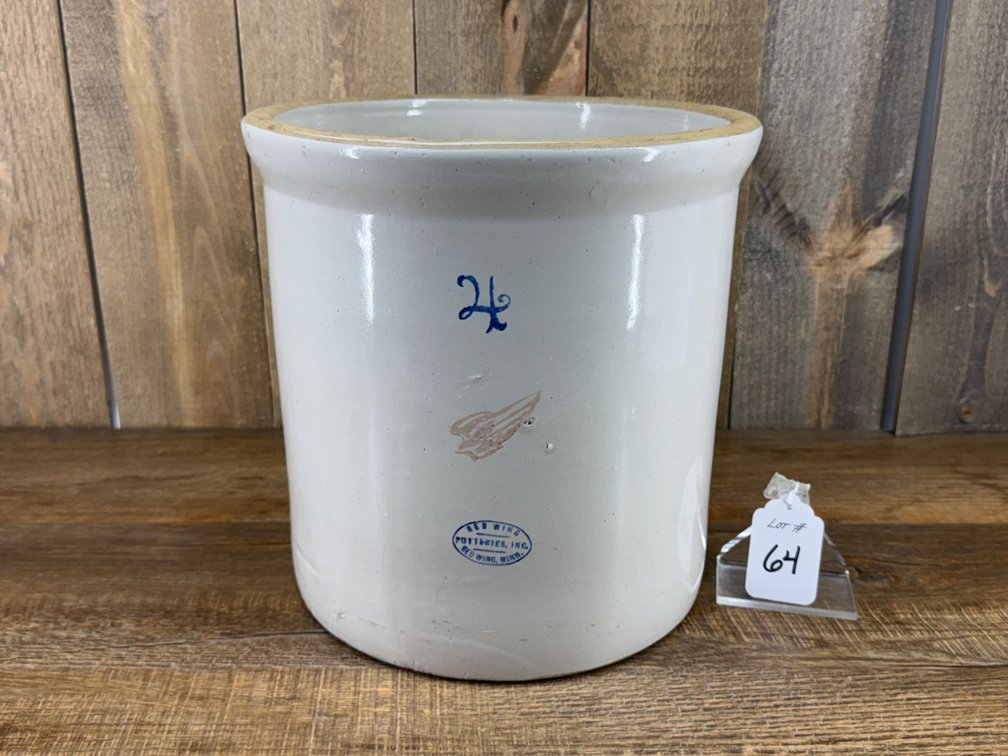 4 Gal. Red Wing Crock