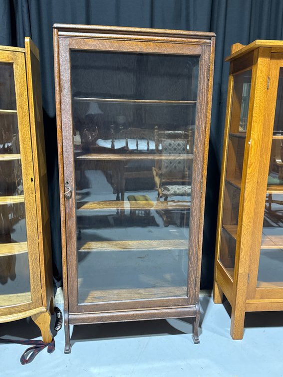 Oak Curio Cabinet