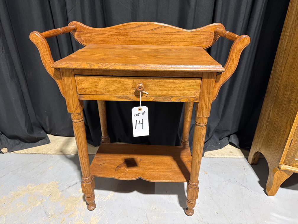 Oak Wash Stand