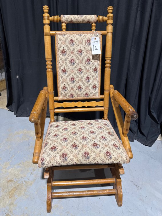 Upholstered Platform Rocker