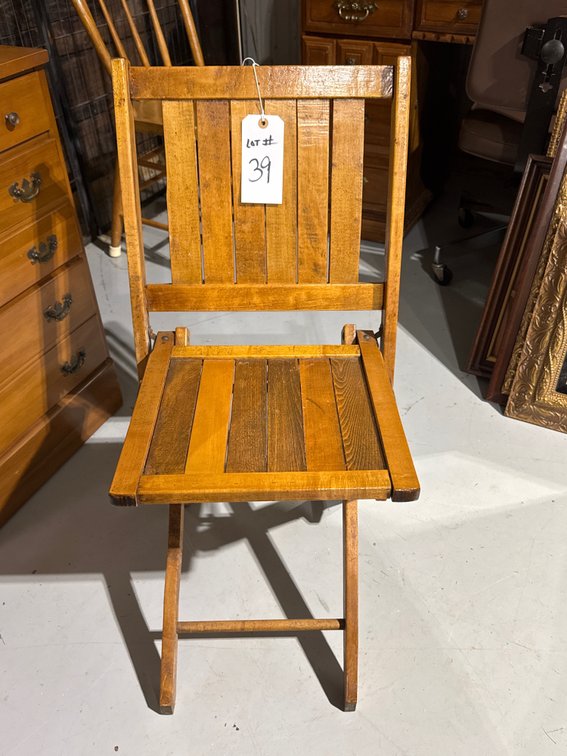 Wooden Folding Chair